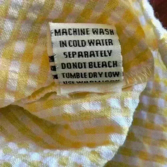 Sim & Sam Seersucker Picnic Blouse - Picture 6 of 8